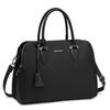 David Jones - Sac À Main Femme Bugatti - Cabas Fourre-Tout Elégant Cuir PU - 2 Compartiments Multipoche Chic - Noir