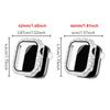 Etui Błyszczące z Cyrkoniami + Szkło Hartowane dla Apple Watch Seria 11 10 9 8 7 SE, 46 42 45 41 44 40 38mm