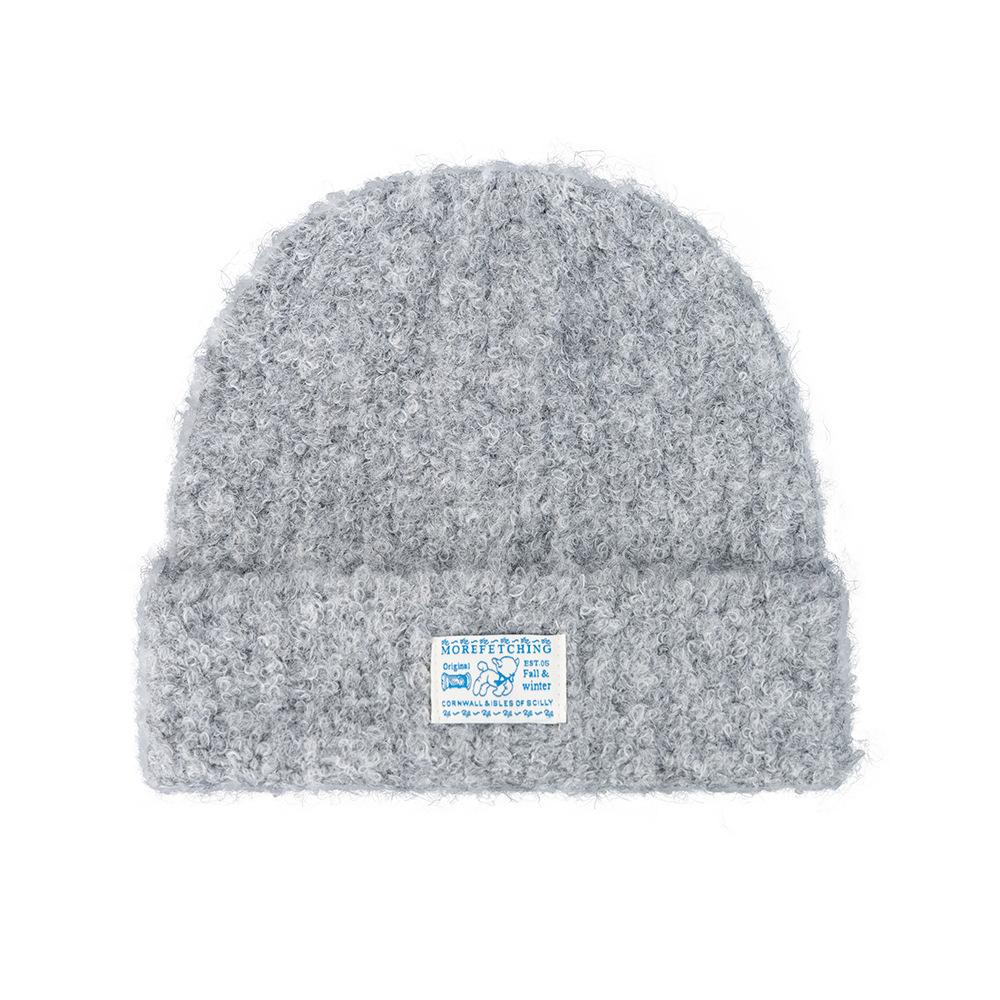 

Autumn and winter versatile face knitted hat 2025 new imitation wool knitted hat big head circumference ear protection warm plush hat one size fits all