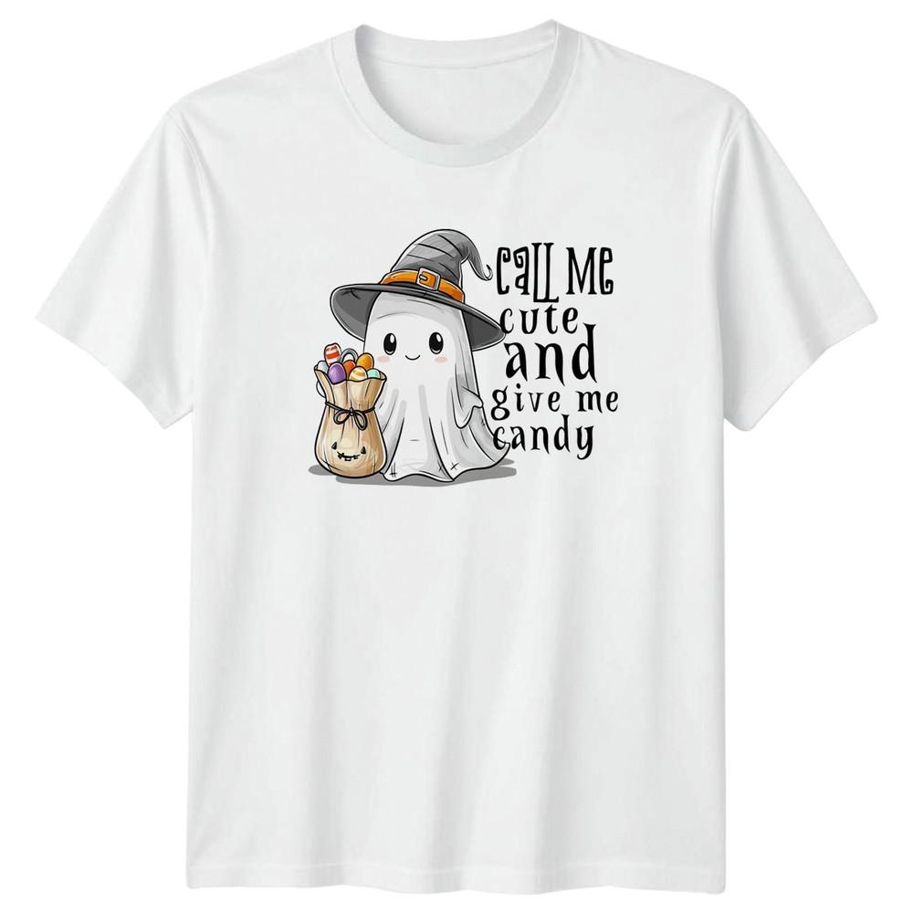 Call Me Cute And Give TShirt Cute Ghost Halloween Gift For Him And Her S