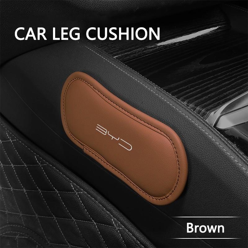 BME1 1Pc Car Interior Leg Knee Rest Pad Leather Support Accessories For BYD Seal u Yuan Up Atto 3 Seagull Han EV Dmi mini Dolphin G3