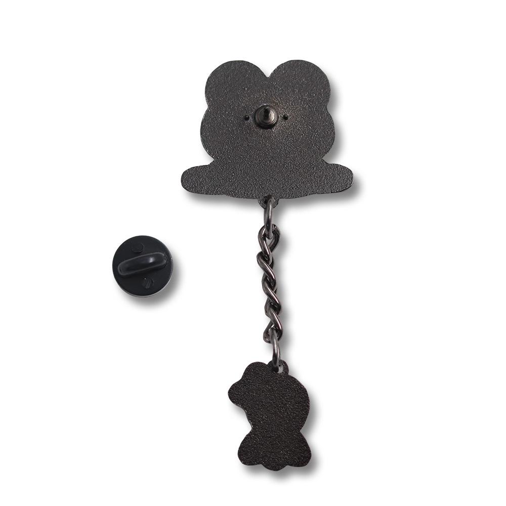 Anime Big-Eyed Frog Ghost Brooch & Enamel Pin