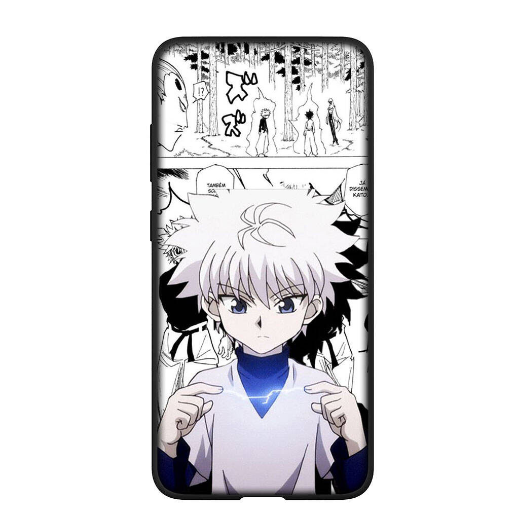 Funda para Samsung Galaxy S25 S23 S22 S24 Ultra FE A05 A06 A15 A16 A36 A37 A35 A54 A55 A56 A57 A25 A26 A53 A17 Cómics Killua Hunter X Hunter Gon Freecss