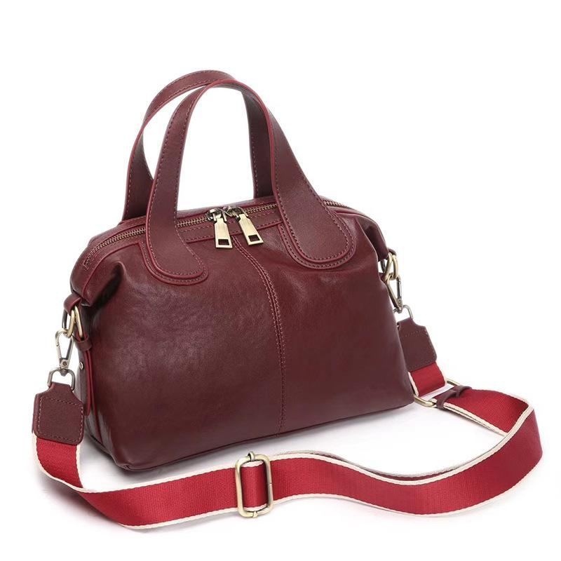 2025 Autumn Winter New Fashionable Elegant Top Layer Cowhide Bag for Women Large Capacity Handbag High-end Genuine Leather Crossbody Bag for Women