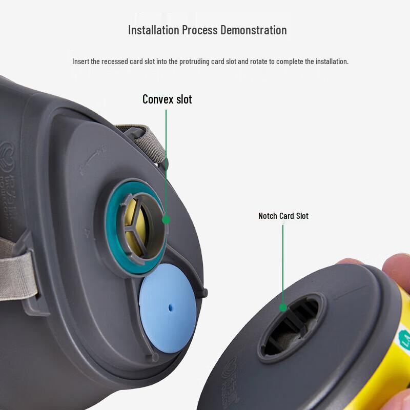 Baoweikang 3600E Respirator with E1 Filter