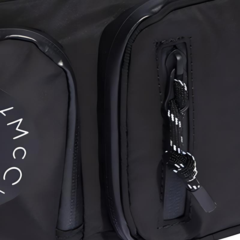 Adidas X Stella McCartney Collaboration Sports Casual Polyester Shoulder Crossbody Waist Bag Women bags Black HS3383