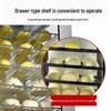 Commercial Automatic Baozi & Mantou Steamer with Insulated Glass Cabinet