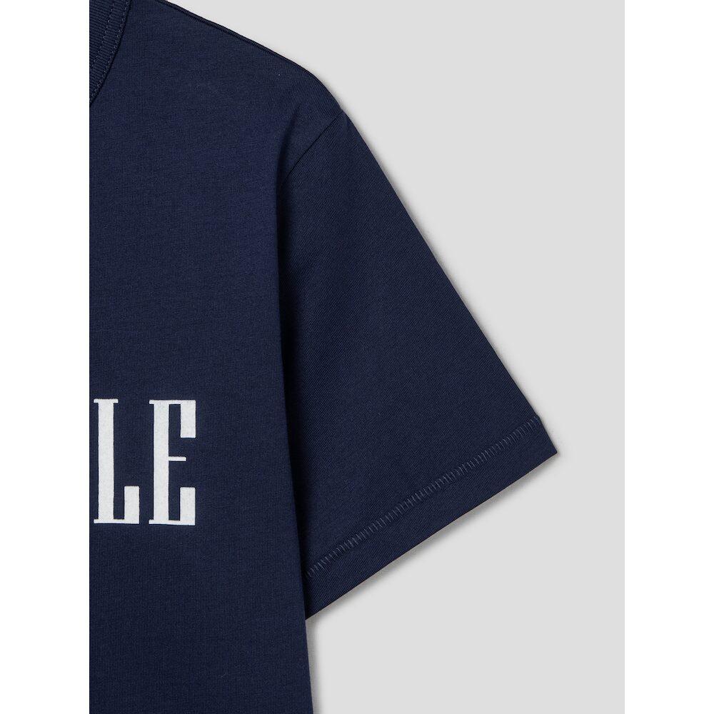 8SECONDS Supima Lettering Short Sleeve T-Shirt Navy (324742Ly1R)
