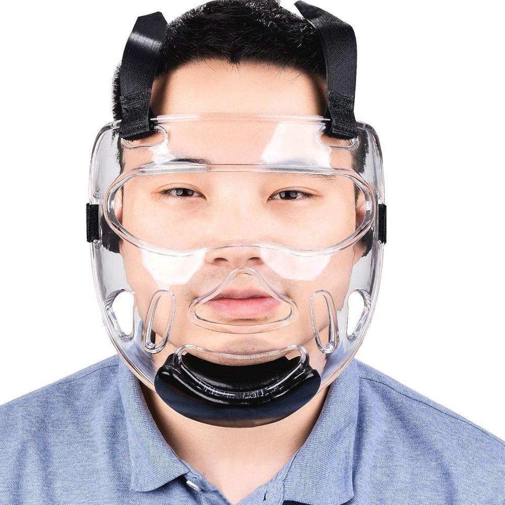 Transparent Mask Taekwondo Helmet Gear Detachable Taekwondo Helmet Taekwondo Mask Face Guard