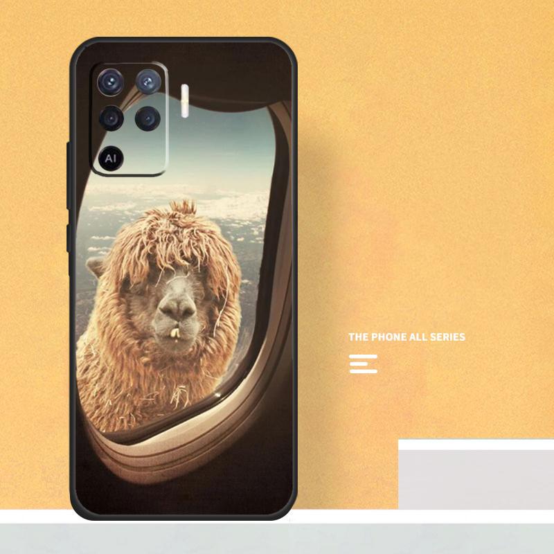 Lama Llama Alpaca Case For Oppo A18 A38 A58 A78 A98 A5 Pro A6 A15 A54 A74 A94 A17 A57 A80 A60 A40 A16 A76 A96