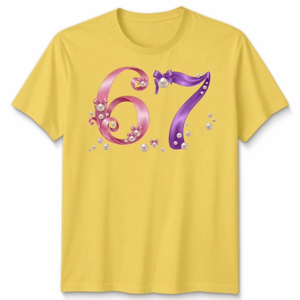 Sixty Seven 67th Birthday Occasions UnisexS TShirt Unisexs Graphic Tee Gift