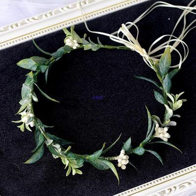 Diadema a Ghirlanda Floreale Stile Mori per Servizi Fotografici di Maternità e Feste per Bambini