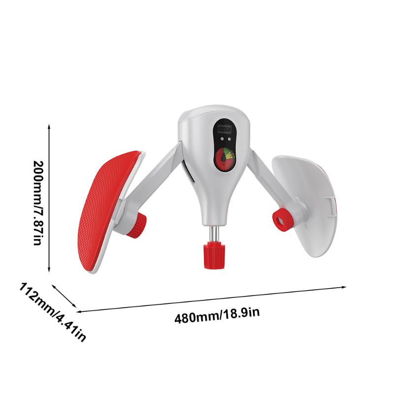 Smart-Controlled Counting Pelvic Floor Muscles Trainer Thigh Adjustable Modes Levator Sphincter Exerciser Kegel Exercises Instrument Home Training белый