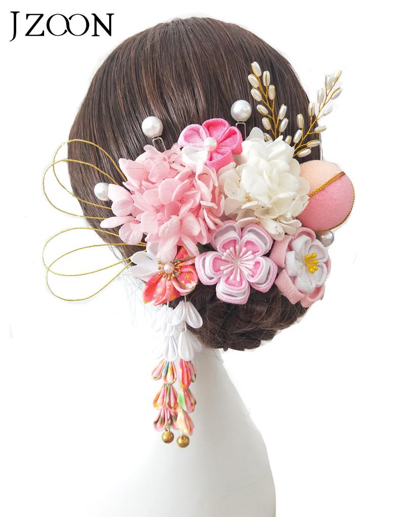 JZOON Vlasy Populární Japonské Vlasy pro a Ideální pro Zásnuby Vstup a K0613 Ozdoba, Shichi-Go-San, Doplněk, Kanzashi, Kimono, Furisode,