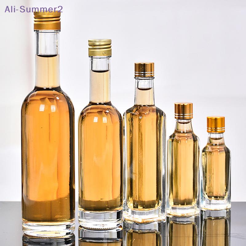 {Sommer2} 50/100/150ML Transparente Leere Whiskygläser Spirituosenflasche Für Alkohol Hochzeitsgeschenke Wein Mini-Behälter Lagerung Gastgeschenk
