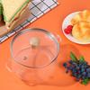 1.6L Cooking Pot Binaural Handle Noodles Bowl Multifunctional Soup Pot  Microwave Oven