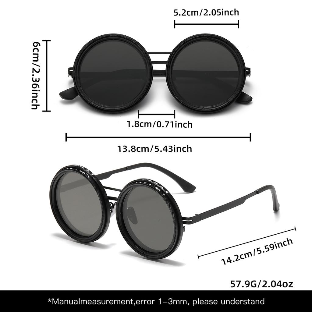 The New 9-speed Adjustable Sunglasses Are Designed By Hand. ND Glasses Are Highly Transparent and Ultraviolet Pola  rized Sunglasses.