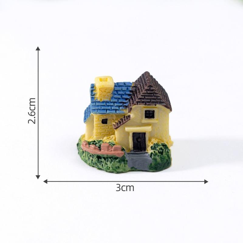 

Микро-ландшафт Сельские Виллы Маленькие Домики Аксессуары для Украшения Дома Мох и Суккуленты Ландшафтный Дизайн Маленькие Украшения House Type C