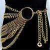 Stylish Multi Tiered Chain Waist Jewelry Sturdy Metal Designs Belt For Fashion Enthusiasts And Casual Outfits