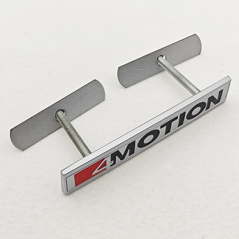 SVLHP1 3D Car 4MOTION Emblem Logo Trim Front Hood Grille Badge Rear Trunk Sticker For VW Volkswagen Polo Golf Passat Jetta Accessories