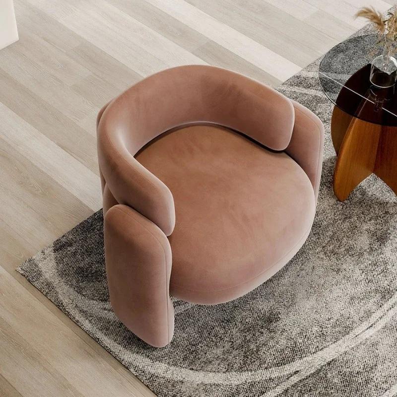 Nordic Living Room Chairs Lounges Floor White Lazy Luxury Living Room Armchair Modern Salon  Home Furniture