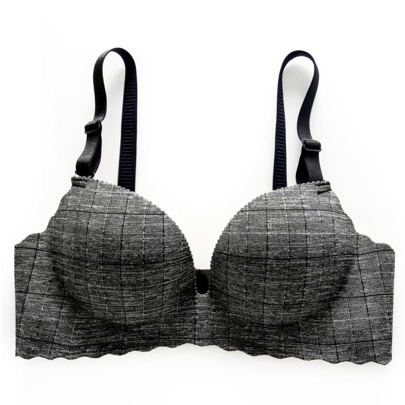 

Бюстгальтер зі зборами. Гладка цільна картата. Бюстгальтер без кілець. Регульований бюстгальтер. 38/85B