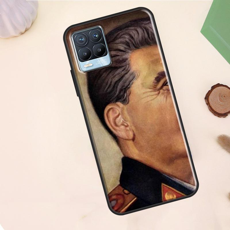 Russian Commander Stalin Case For Realme C75 C63 C61 C55 C51 C53 C35 C65 C67 C71 11 12 13 14 15 Pro Plus GT6 GT7 Pro