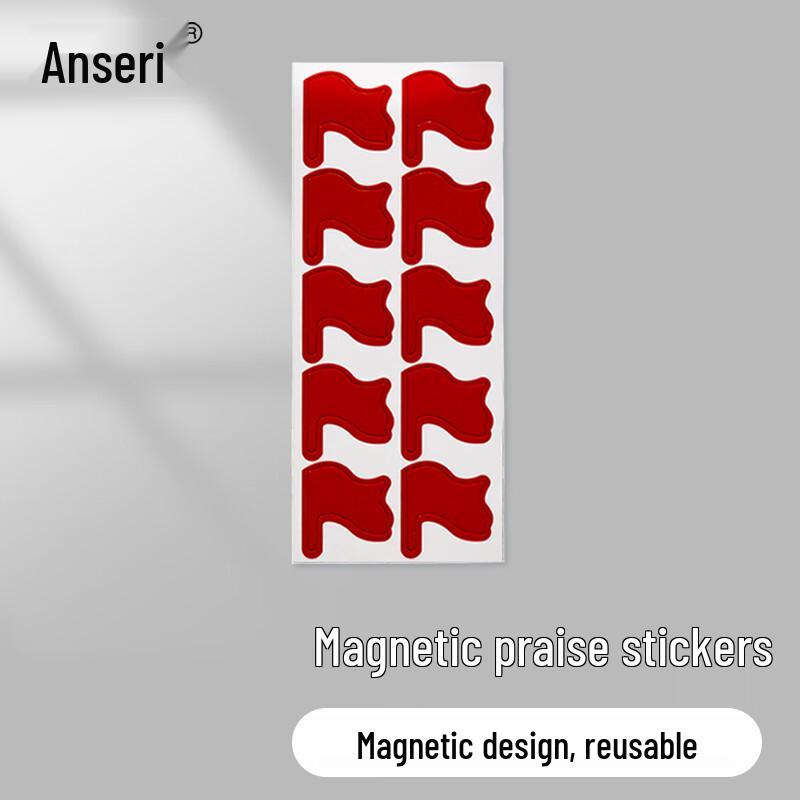 Anserui Magnetic Reward Stickers - Small Red Flags