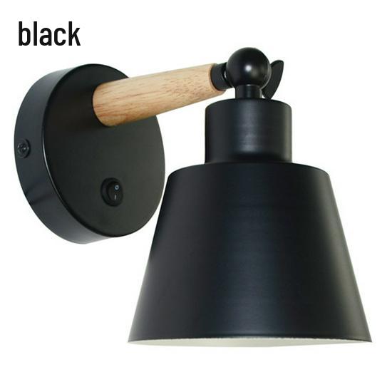Nordic Creative Solid Wood Wall Lamp for Bedrooms, Hallways, and Children's Rooms