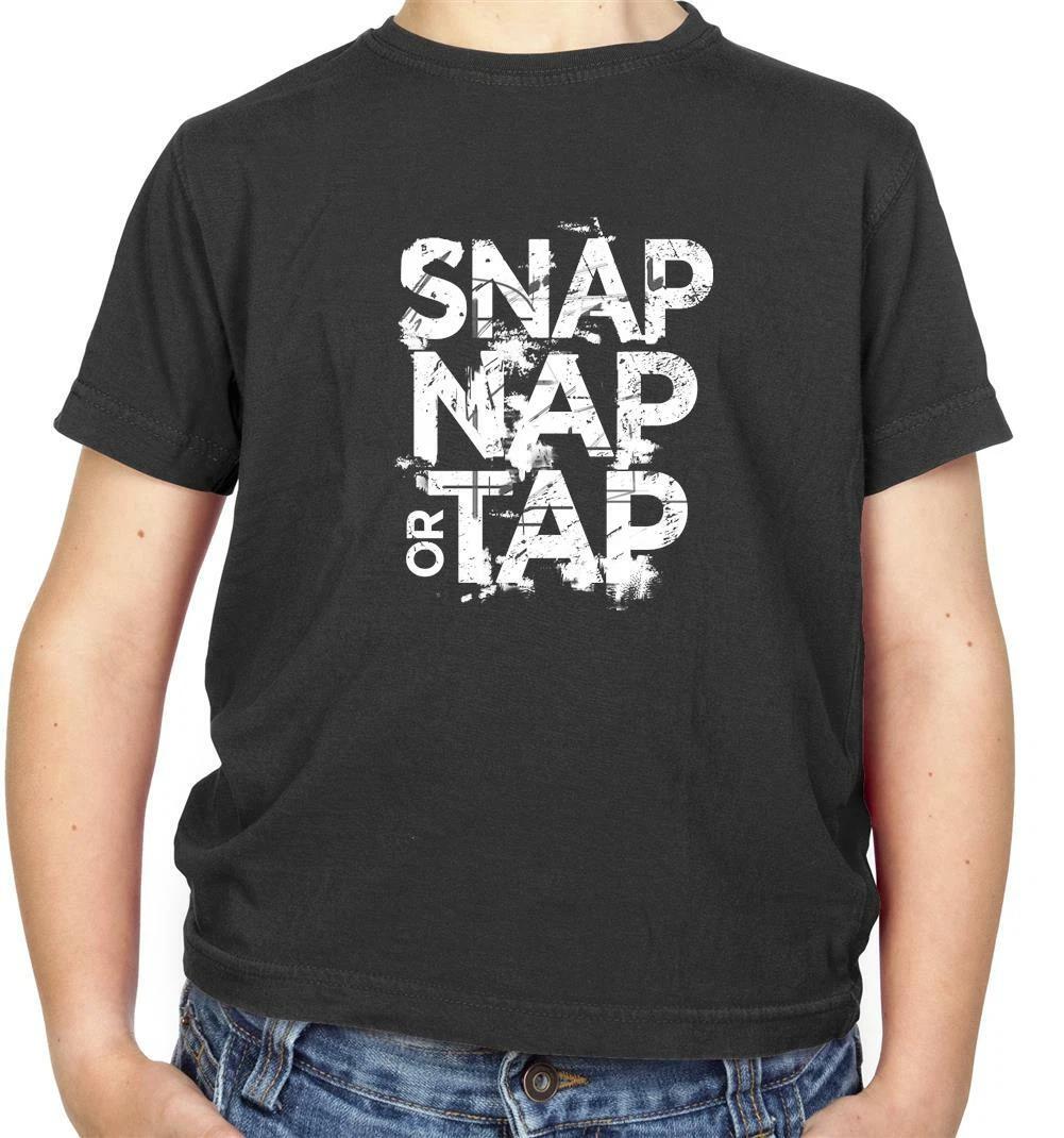 

Snap Nap or Tap Kids T-Shirt - Jiu Jitsu - MMA - Brazilian - Fight - Fighter 100