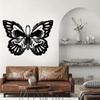 Charming Metal Butterfly Wall Art Indoor Outdoor Garden Terrace Balcony Decor