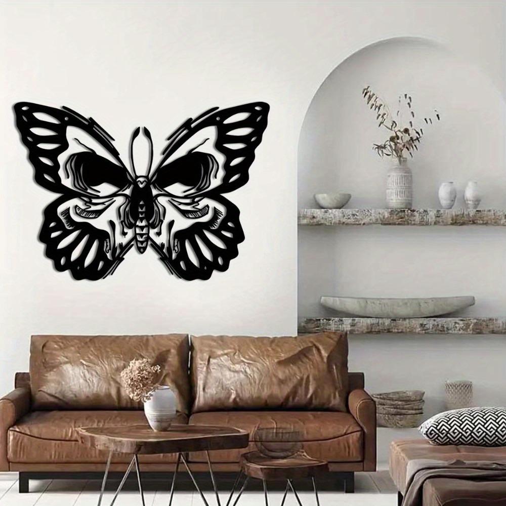 Charming Metal Butterfly Wall Art Indoor Outdoor Garden Terrace Balcony Decor