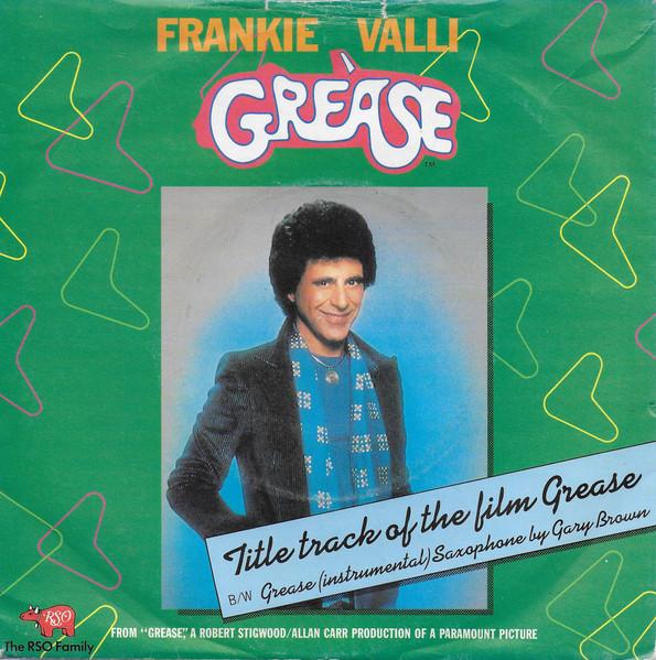 

7inch Record FRANKIE VALLI / GARY BROWN - Grease RSO012 RSO 1978 UK Rock Used