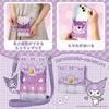 Beverly Pacherie Kuromi Smartphone Shoulder Bag [Comes with a Kuromi bag charm] [Perfect for fan activities with its visible pocket]