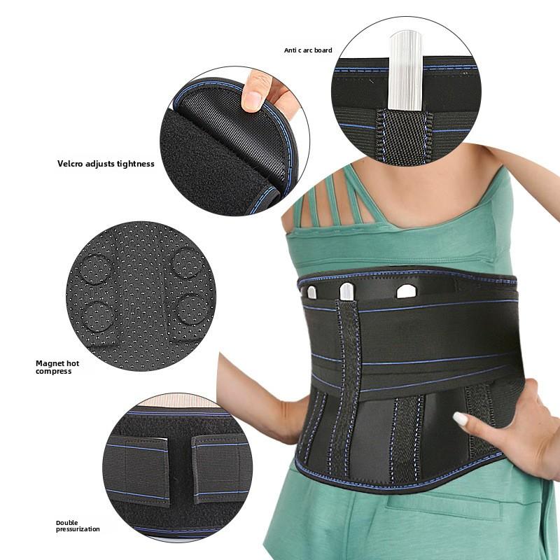 

Большой магнит Горячепрессованный Защита талии Стальная пластина C-образной формы Поддержка спины Стабильный ремень Усиленный Расширенный Теплый Пояс для защиты талии M