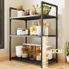2/3 Layers Kitchen Storage Shelf Save Space High-capacity Multifunctional Seasoning Rack Modern Minimalism Organizer Kitchen