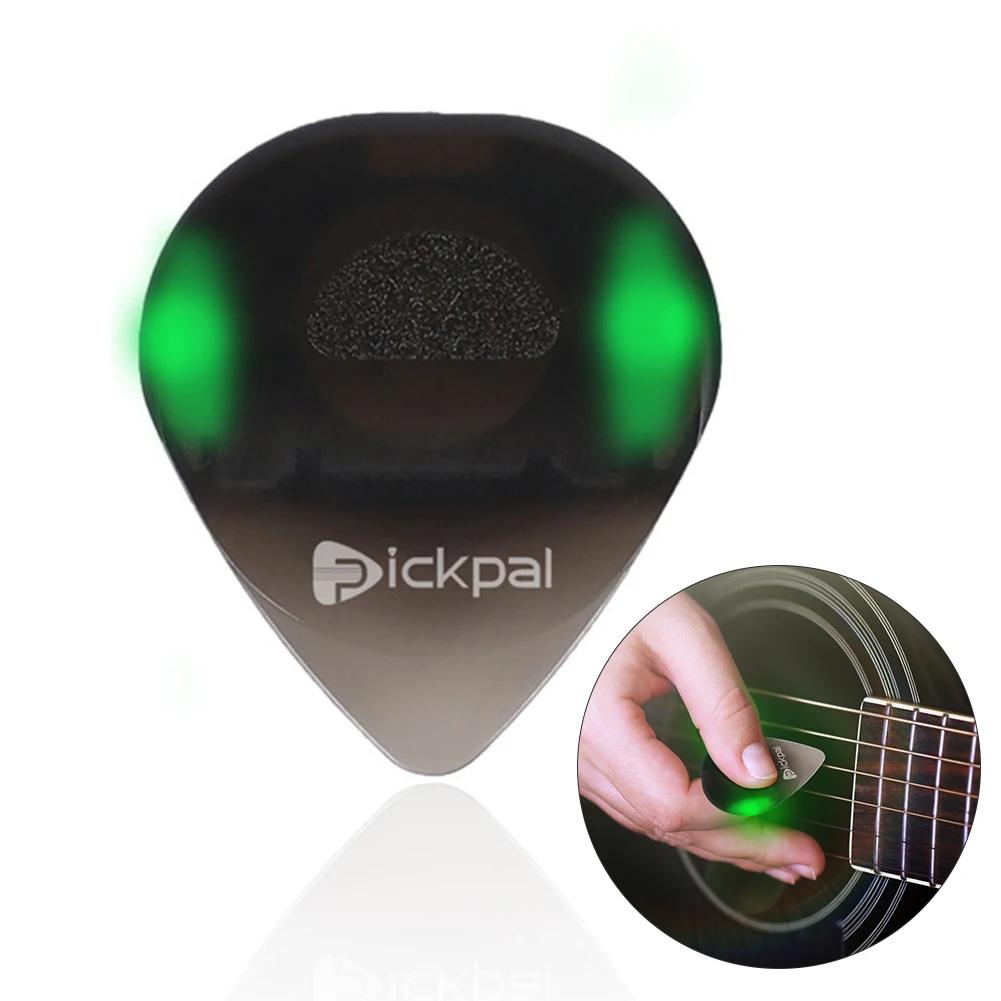 Guitar Touch Luminous Pick with High-Sensitivity LED Light Stringed Instrument Plectrum for Bass Ukulele Electric Guitarists
