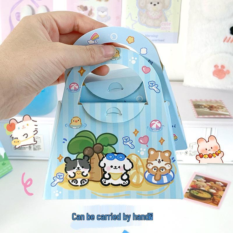 Chinese Valentine's Bear Schoolbag Graduation Candy Box - Birthday & Baby Gift Souvenir - Portable Paper Gift Box