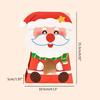 Festive Christmas Gift Boxes 10pcs Chocolate Candy Packaging Bags for Home Decor