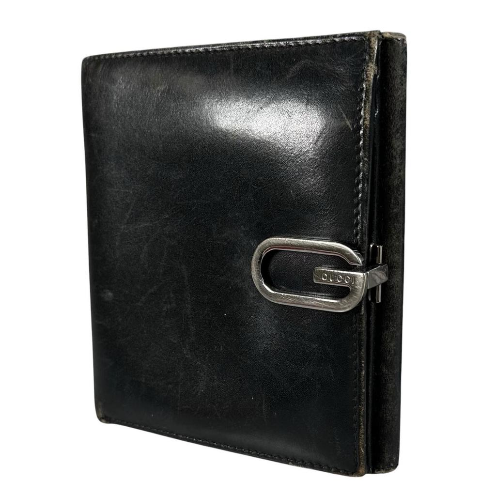 GUCCI Bifold Wallet black mens used