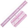 50cm/19.68inch & 5cm/2inch Dual-Scale Plastic Ruler, Flexible Measuring Tool for Sewing, Crafting