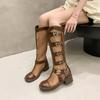 Fashion 5CM Summer High Appearance Level Bottom Thin Mesh Temperament Punk Foreign Style Comfortable ZIP Breathable Fashion Boots Women