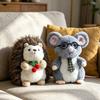 Jucărie de pluș adorabilă și drăguță arici/șoricel Animal de pluș Păpușă companion pentru somn Pentru decorarea camerei Cadou ideal de ziua de naștere