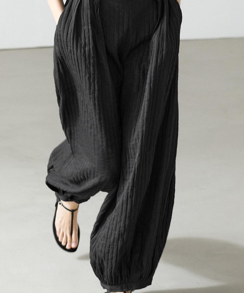 Masimodutti Fluid Linen Sarouel Pants