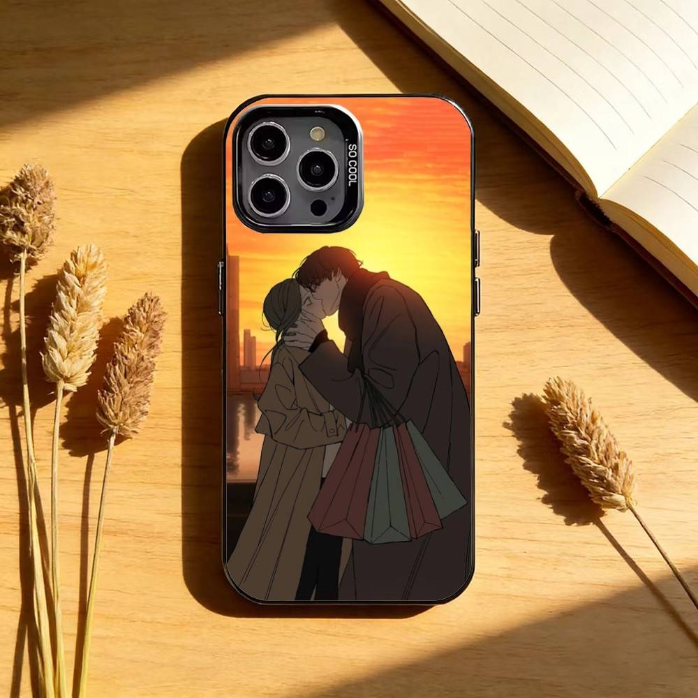 T-Tears On A Withered Flower Black Candy silver phone case Phone Case For iPhone17,16,15,14,13,12,11 Plus,Pro Max iPhone14ProMax
