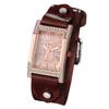 Women's Watch Antique Square Leather Strap Roman Numerals Analog Waterproof Leather Belt Casual Business Fashion Watch Women's Accessories - Birthday