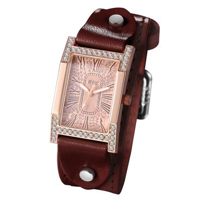 Women's Watch Antique Square Leather Strap Roman Numerals Analog Waterproof Leather Belt Casual Business Fashion Watch Women's Accessories - Birthday