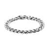 Daniel Wellington Ellipse Cuban chain series, oval design, 316L stainless steel bracelet, same style for men and women, silver DW00401666