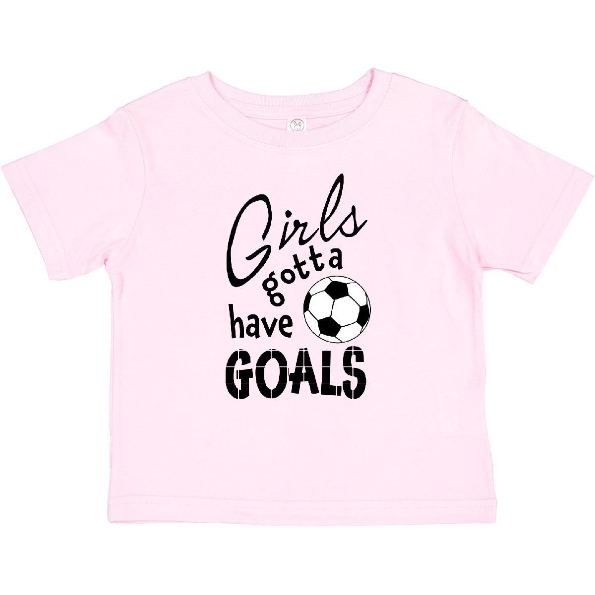 

Inktastic Girls Gotta Have Goals- Soccer Baby kids boys T-Shirt Sports Girl Fan Cheer High 150