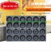 ZISIZ 24-Cavity Non-stick Multi-Shape Cake Pan